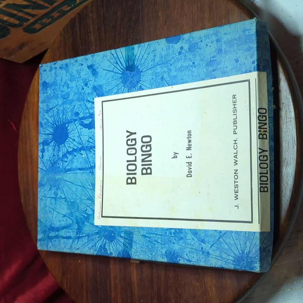 Vintage biology bingo like new everything's